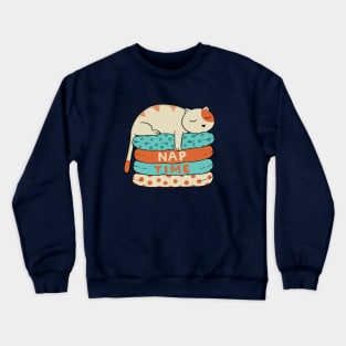 Cat nap time Crewneck Sweatshirt